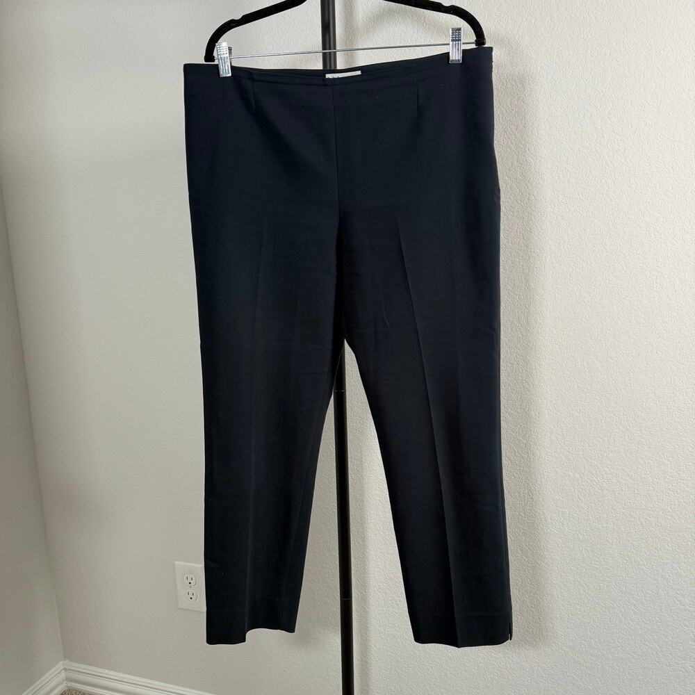 Neiman Marcus Navy Blue Trousers Womens 12 - Picture 2 of 13